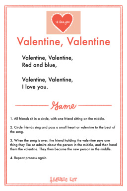 Valentine Song Card